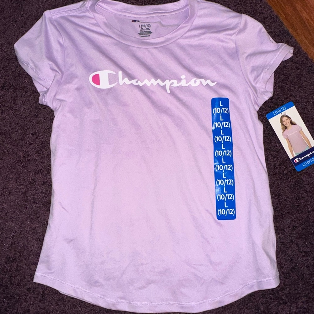Champion Lavender Girls' Active Tee